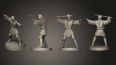 Military figurines obi wan jedi master 01 3d model