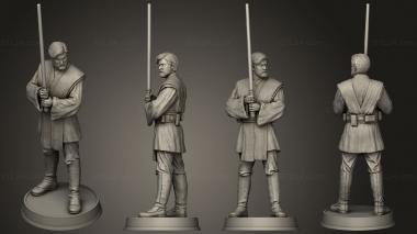 Military figurines obi wan jedi master 02 3d model