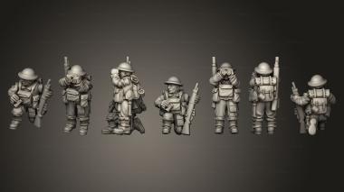 Military figurines OBSERVERS GB OBSERVER A 3d model
