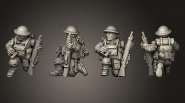 Military figurines OBSERVERS GB OBSERVER B 3d model