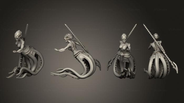 Military figurines (Octomaid Attacking v 1, STKW_10373) 3D models for cnc