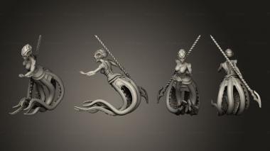 Military figurines Octomaid Attacking v 1 3d model