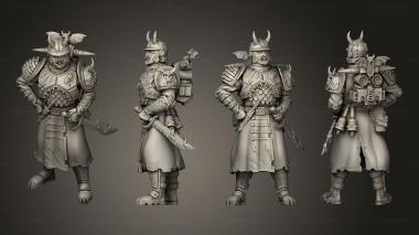 Military figurines Officer Type A Cult Guard 3d model