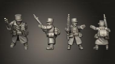 Military figurines OFFICERS FRA OFFICER B 3d model