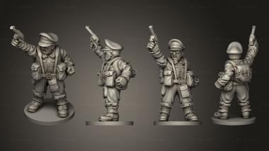 Military figurines OFFICERS GB 15 OFFICER A 3d model