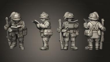 Military figurines OFFICERS ITA OFFICER A 3d model