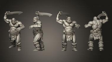 Military figurines Ogr brute 3d model