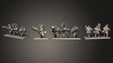 Military figurines Ogre  01 3d model
