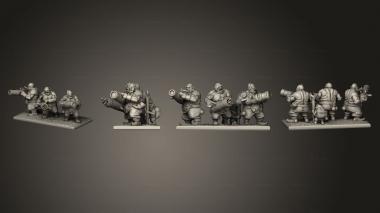 Military figurines Ogre  02 3d model