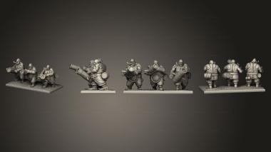 Military figurines Ogre  05 3d model