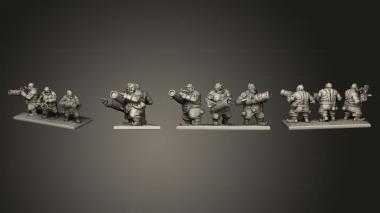 Military figurines Ogre  06 3d model