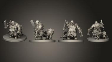 Military figurines Ogre Butcher gnoblars 3d model