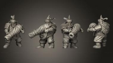 Military figurines Ogre cannon D 3d model