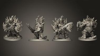 Military figurines Ogre D 3d model