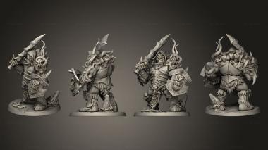 Military figurines Ogre F 3d model