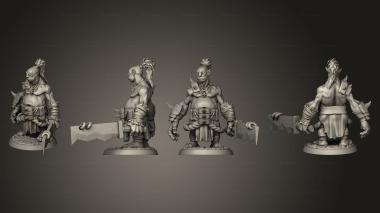 Military figurines Ogre Fighter 3d model
