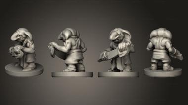 Military figurines Ogre Gnoblar 01 3d model