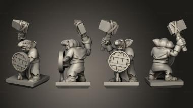 Military figurines Ogre Gnoblar 02 3d model