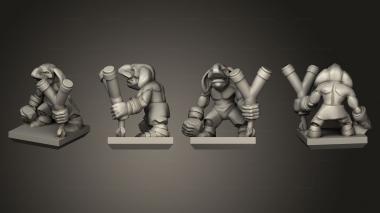 Military figurines Ogre Gnoblar 03 3d model