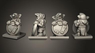 Military figurines Ogre Gnoblar 06 3d model