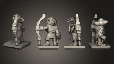 Military figurines Ogre Gnoblar 13 3d model