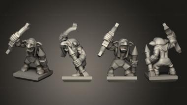 Military figurines Ogre Gnoblar 15 3d model