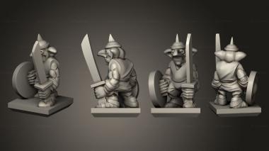 Military figurines Ogre Gnoblar 18 3d model
