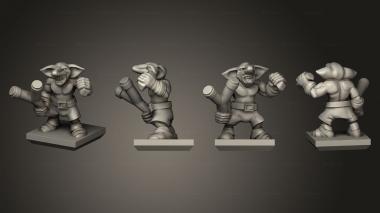 Military figurines Ogre Gnoblar 19 3d model