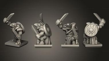 Military figurines Ogre Gnoblar 21 3d model