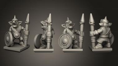 Military figurines Ogre Gnoblar 22 3d model