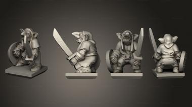 Military figurines Ogre Gnoblar 23 3d model