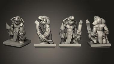 Military figurines Ogre Gnoblar 24 3d model