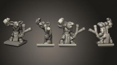 Military figurines Ogre Gnoblar 27 3d model