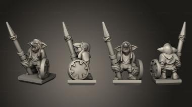 Military figurines Ogre Gnoblar 28 3d model