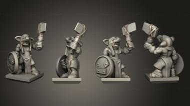 Military figurines Ogre Gnoblar 29 3d model