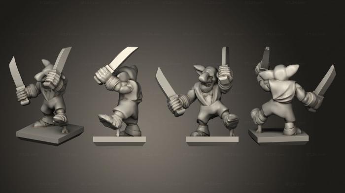 Military figurines (Ogre Gnoblar 33, STKW_10487) 3D models for cnc