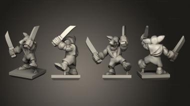 Military figurines Ogre Gnoblar 33 3d model