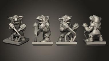 Military figurines Ogre Gnoblar 34 3d model