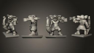 Military figurines Ogre Gnoblar 36 3d model