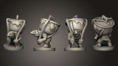 Military figurines Ogre Gnoblar 39 3d model