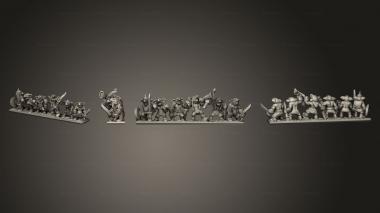 Military figurines Ogre Gnoblar 42 3d model