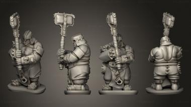 Military figurines Ogre Irongut 02 3d model