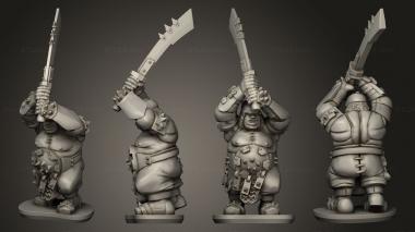 Military figurines Ogre Irongut 06 3d model