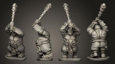 Military figurines Ogre Irongut 07 3d model