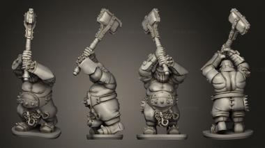 Military figurines Ogre Irongut 08 3d model