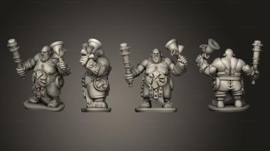 Military figurines Ogre Irongut 10 3d model