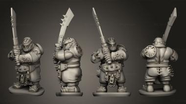 Military figurines Ogre Irongut 12 3d model