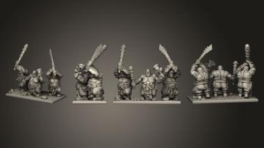 Military figurines Ogre Irongut 14 3d model