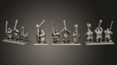 Military figurines Ogre Irongut 16 3d model