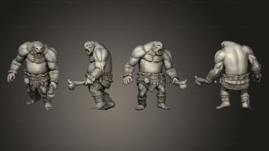 Military figurines Ogre Large 3d model